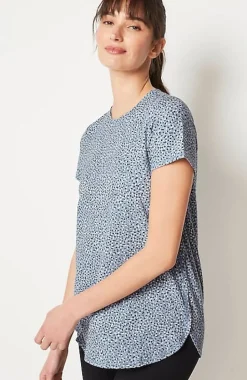 Fit Progress Pima-Stretch Shirttail Tee | Jjill