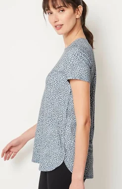 Fit Progress Pima-Stretch Shirttail Tee | Jjill