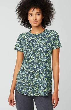 Fit Progress Pima-Stretch Shirttail Tee | Jjill