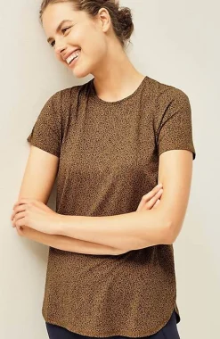 Fit Progress Pima-Stretch Shirttail Tee | Jjill