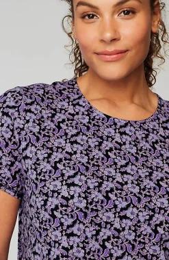 Fit Progress Pima-Stretch Shirttail Tee | Jjill