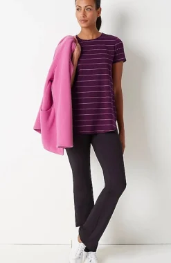 Fit Progress Pima-Stretch Shirttail Tee | Jjill