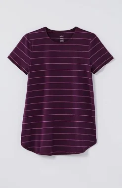 Fit Progress Pima-Stretch Shirttail Tee | Jjill