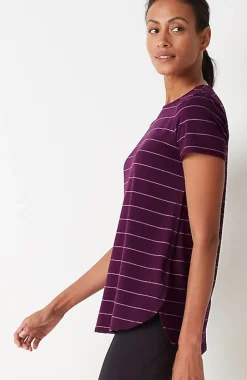 Fit Progress Pima-Stretch Shirttail Tee | Jjill
