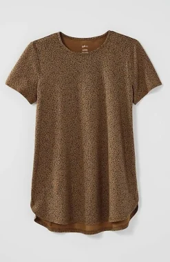 Fit Progress Pima-Stretch Shirttail Tee | Jjill