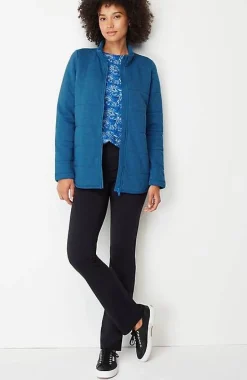 Fit Quilted Knit Jacket | Jjill