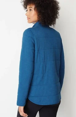 Fit Quilted Knit Jacket | Jjill