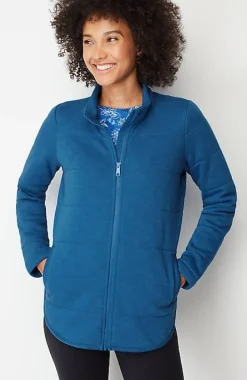 Fit Quilted Knit Jacket | Jjill