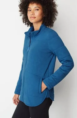 Fit Quilted Knit Jacket | Jjill