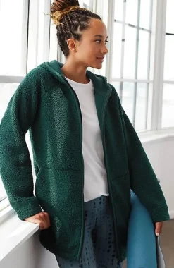Fit Sherpa Hooded Jacket | Jjill