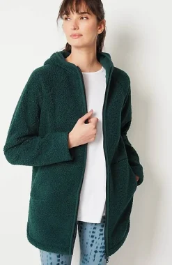 Fit Sherpa Hooded Jacket | Jjill