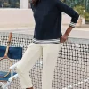 Fit Sleek Double-Knit Seamed Crops | Jjill