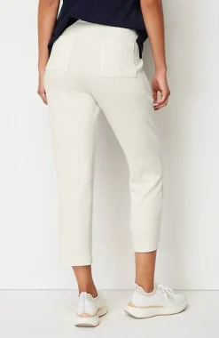 Fit Sleek Double-Knit Seamed Crops | Jjill
