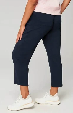 Fit Sleek Double-Knit Seamed Crops | Jjill