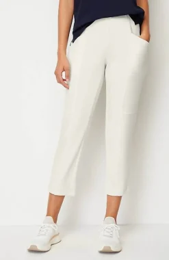 Fit Sleek Double-Knit Seamed Crops | Jjill