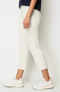 Fit Sleek Double-Knit Seamed Crops | Jjill
