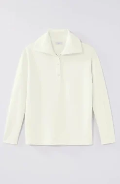 Fit Sleek Double-Knit Snap-Front Pullover | Jjill