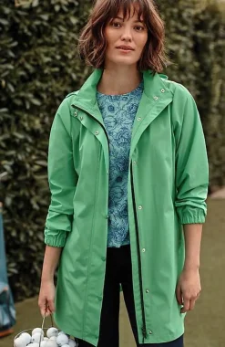 Fit Snap-Front Hooded Anorak | Jjill