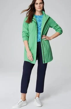 Fit Snap-Front Hooded Anorak | Jjill