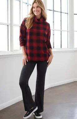 Fit Soft-Brushed Boot-Cut Pants | Jjill