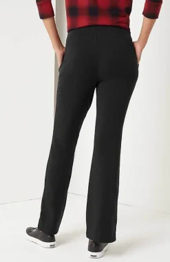 Fit Soft-Brushed Boot-Cut Pants | Jjill