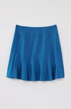Fit Supreme Stretch Flounced-Hem Skort | Jjill