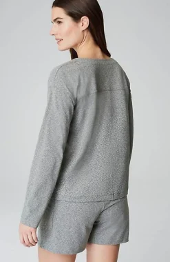 Fit Supreme-Stretch Henley Tee | Jjill