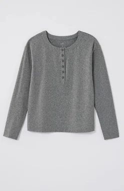 Fit Supreme-Stretch Henley Tee | Jjill