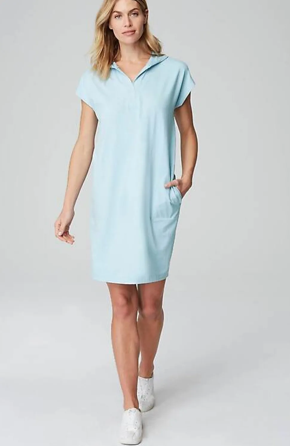 Fit Supreme-Stretch Hooded Dress | Jjill