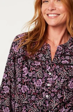Floral Corduroy Top | Jjill