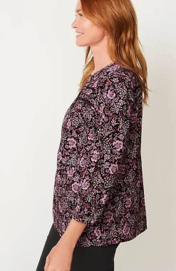 Floral Corduroy Top | Jjill