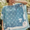 Floral Medallion Poncho | Jjill