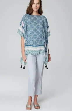 Floral Medallion Poncho | Jjill