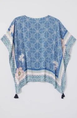 Floral Medallion Poncho | Jjill