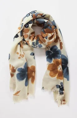 Floral Needle-Felt Scarf | Jjill
