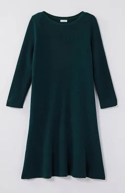 Flounced-Hem Sweater Dress | Jjill