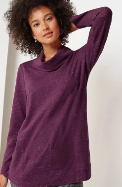 French Terry Cowl-Neck Tunic | Jjill