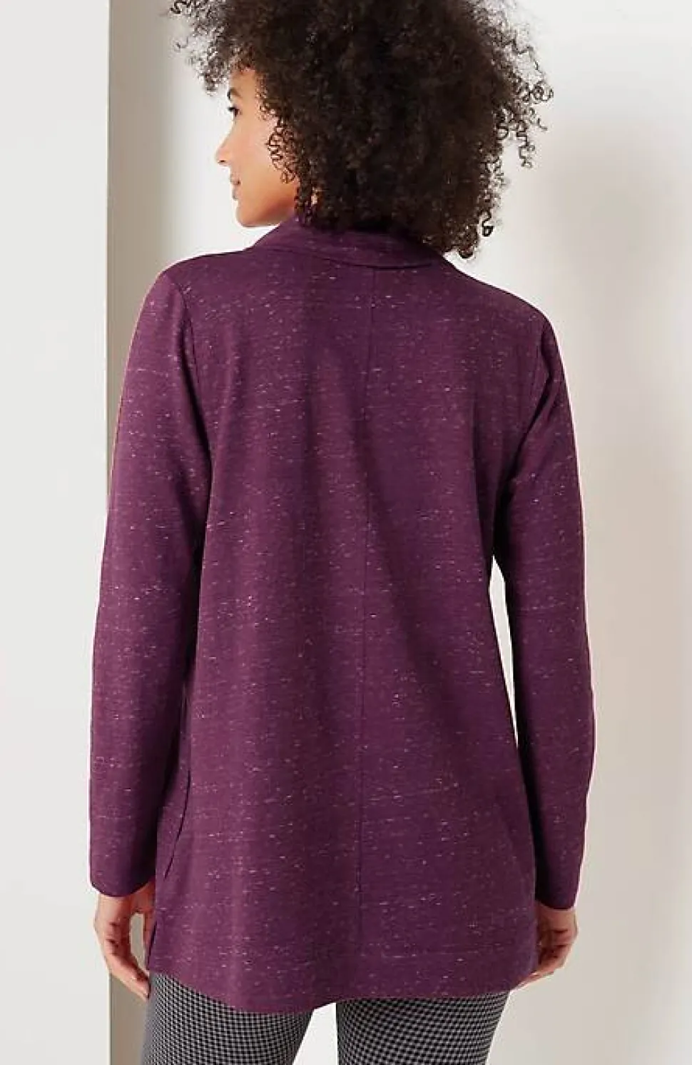 French Terry Cowl-Neck Tunic | Jjill