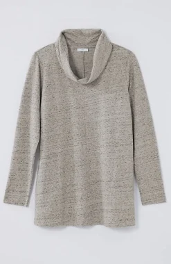 French Terry Cowl-Neck Tunic | Jjill