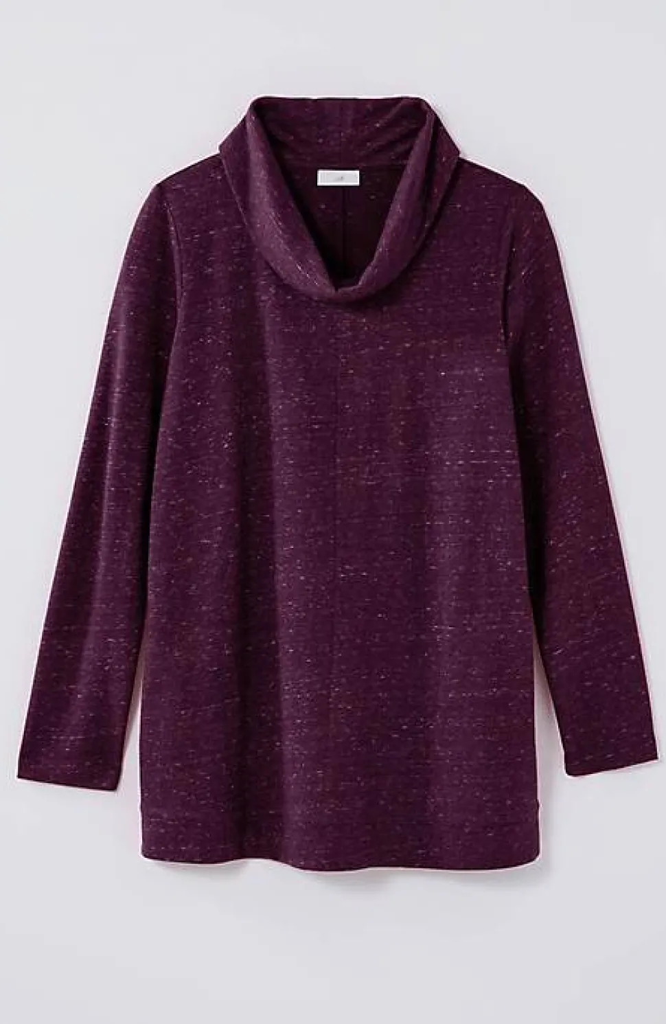 French Terry Cowl-Neck Tunic | Jjill
