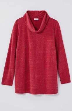 French Terry Cowl-Neck Tunic | Jjill
