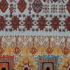 Hand-Stitched Diamond Medallions Jacquard Scarf | Jjill