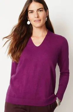 High Ribbed-Sleeves Sweater | Jjill