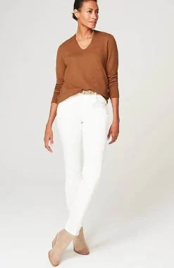 High Ribbed-Sleeves Sweater | Jjill