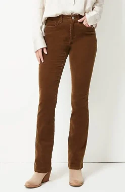 High-Rise Corduroy Boot-Cut Jeans | Jjill