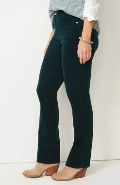 High-Rise Corduroy Boot-Cut Jeans | Jjill