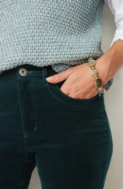 High-Rise Corduroy Boot-Cut Jeans | Jjill