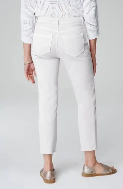 High-Rise Fringe-Hem Crops | Jjill
