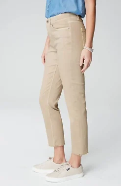 High-Rise Fringe-Hem Crops | Jjill