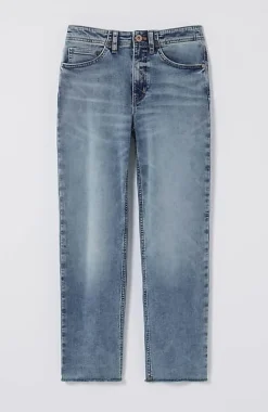 High-Rise Fringe-Hem Crops | Jjill